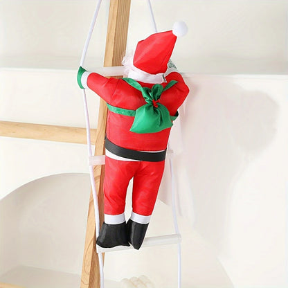 Santa Claus Climbing Ladder Pendant Merry Christmas Decoration