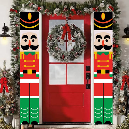 Merry Christmas Door Banner Decoration