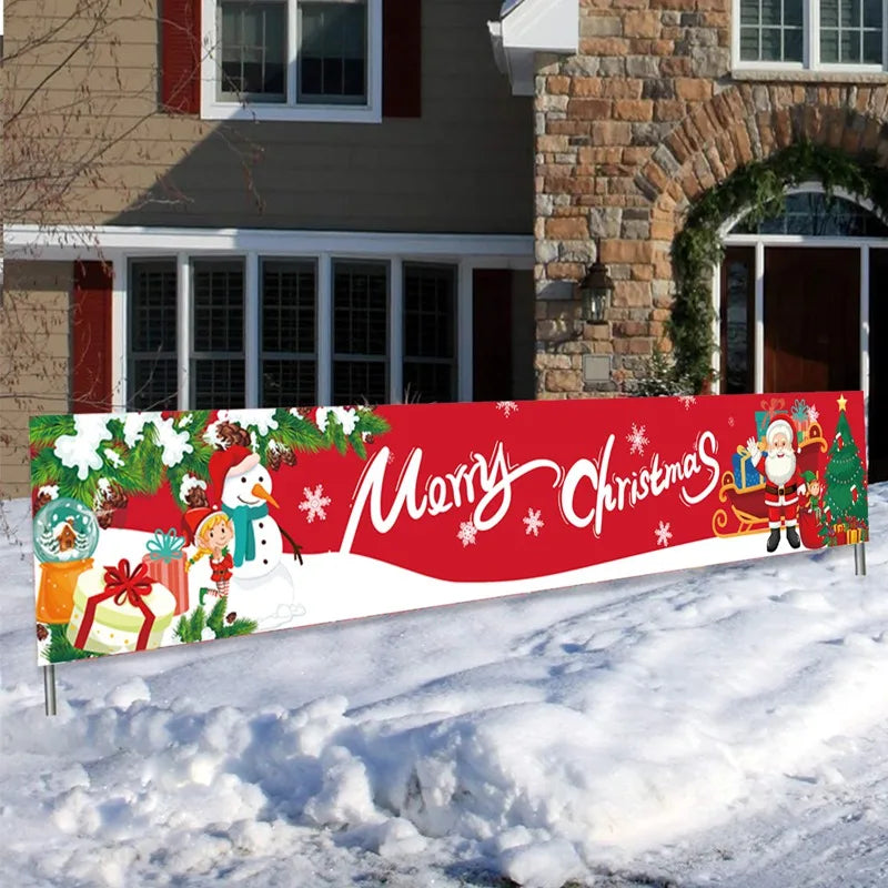 Merry Christmas Outdoor Banner