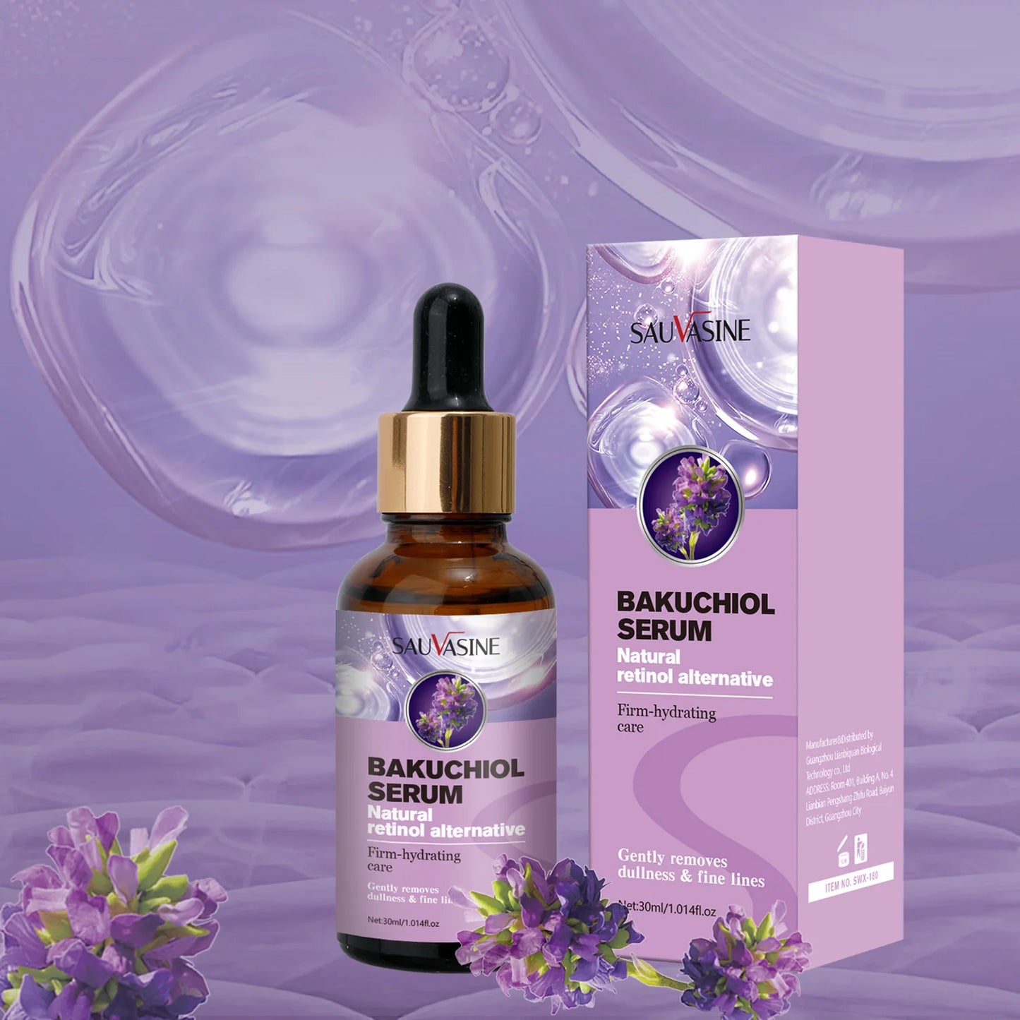 Bakuchiol Serum – Retinol Alternative with Hyaluronic Acid for Firm, Hydrated Skin