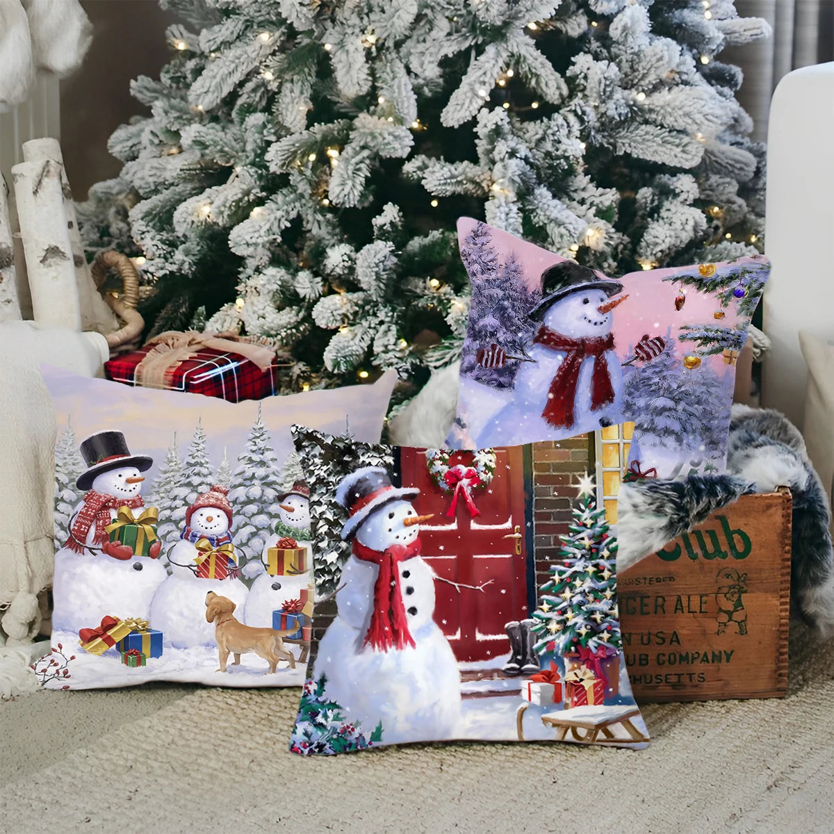 Stylish Christmas Cushion Covers | Festive Throw Pillows for Holiday Decor