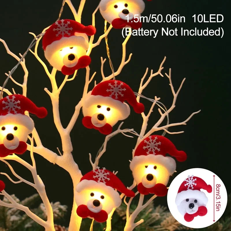 Snowman Christmas LED Garland String Light