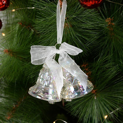 Acrylic Christmas Tree Hanging Ornaments Elk Angel Doll Bell