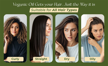 Premium Ingredient Quality Natural Hair Growth Oil (60ml/Floz)