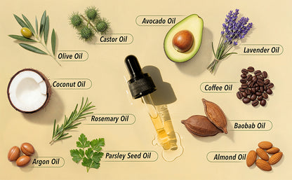 Premium Ingredient Quality Natural Hair Growth Oil (60ml/Floz)
